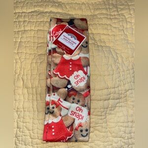 Gingerbread Patterned Knee-High Socks